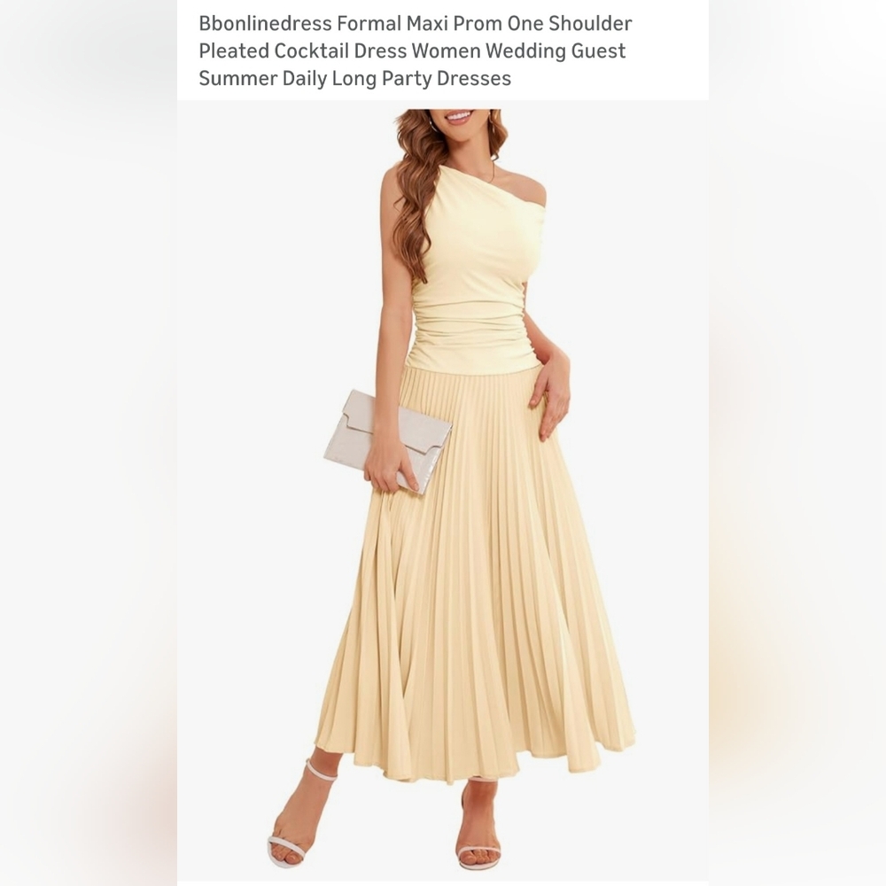 Elegant Cream One-Shoulder Maxi Dress
